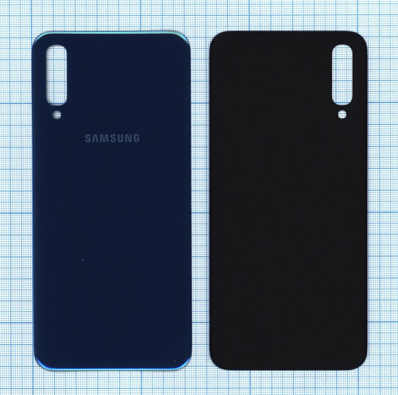 Задняя крышка корпуса для Samsung Galaxy A50 2019 (A505F), синяя Задняя крышка корпуса для Samsung Galaxy A50 2019 (A505F), синяя