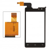 Сенсорное стекло (тачскрин) для DNS S4003, черный Сенсорное стекло (тачскрин) для DNS S4003, черный