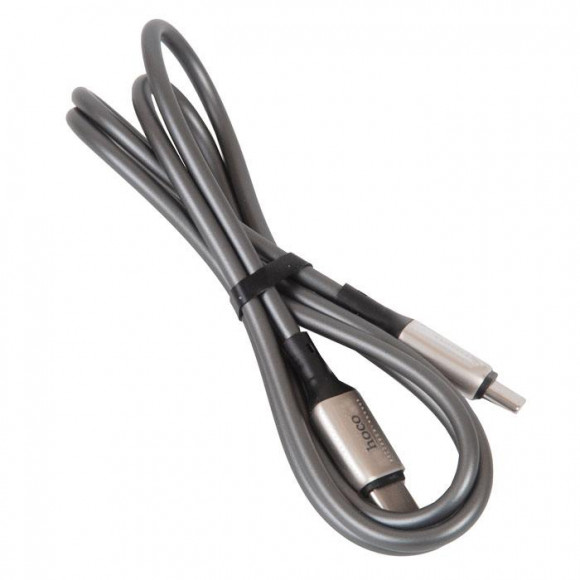 Кабель USB-C HOCO X66 Howdy Type-C - Type-C, 60W, 1 м, серый