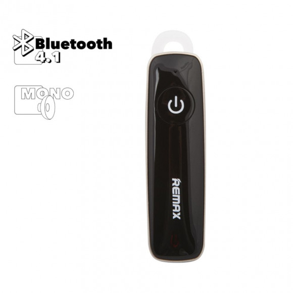 Bluetooth гарнитура вставная Remax RB-T8 моно, черная