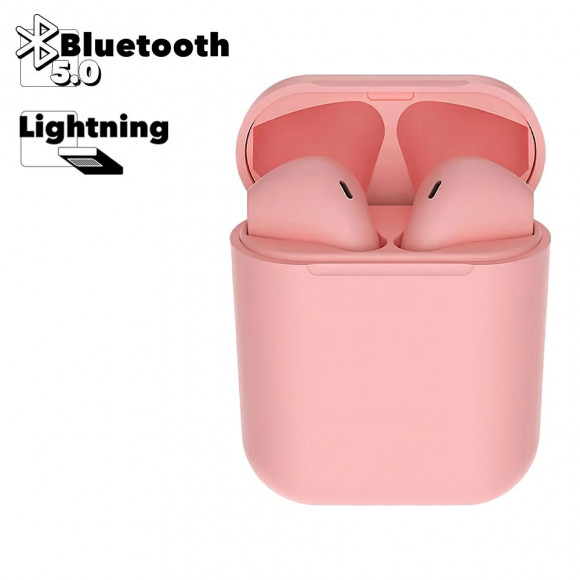 TWS Bluetooth гарнитура Celebrat TWS-W10, розовая