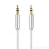 Аудио кабель (AUX) Vixion Y-20 (выход 3.5 выход 3.5), 1 метр, белый