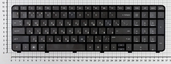 Клавиатура для ноутбука HP Pavilion DV7-6000, черная