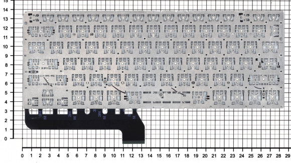 Клавиатура для ноутбука Asus UX430U, черная Клавиатура для ноутбука Asus UX430U, черная