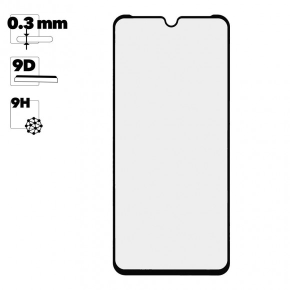 Защитное стекло для Huawei Honor 8A Full Glue Original Glass 10D (желтая подложка)