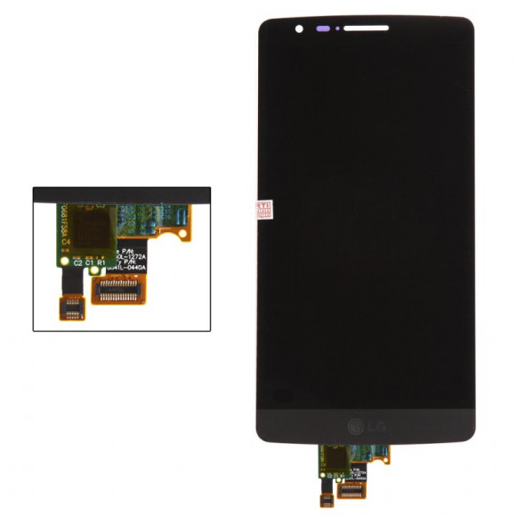 LCD Дисплей для LG Optimus G3s (D724, D725) с тачскрином, серый