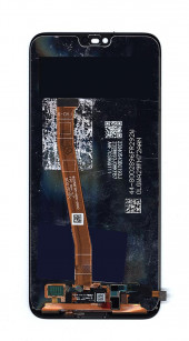 Модуль (матрица + тачскрин) для Huawei Honor 10 с кнопкой Home в комплекте, черный