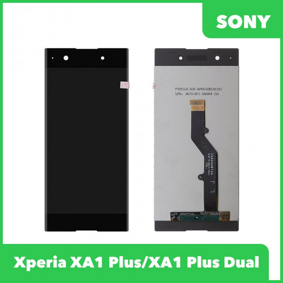 LCD дисплей для Sony G3421, G3412 (XA1 Plus, XA1 Plus Dual) в сборе с тачскрином (черный) Premium Qual