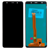 Дисплей в сборе с тачскрином для Samsung Galaxy A7 (SM-A750F) черный (2018) oled