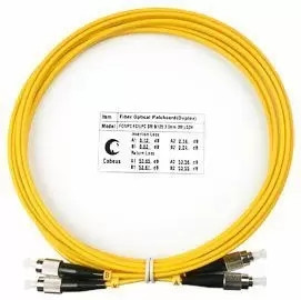 Шнур оптический duplex Cabeus FOP(d)-9-FC-FC-3m