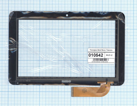 Сенсорное стекло (тачскрин) Ainol Novo 7 Aurora, черное Сенсорное стекло (тачскрин) Ainol Novo 7 Aurora, черное
