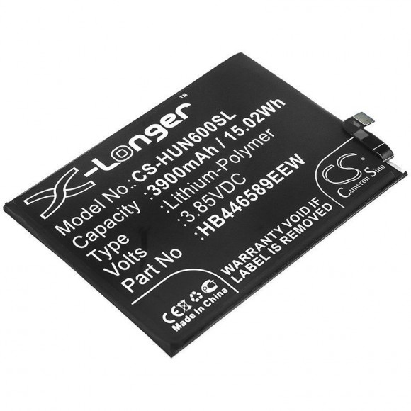 Аккумулятор (батарея) CS-HUN600SL, HB446589EEW для телефона Huawei Nova 6, 3.85В, 3900мАч, 15.02Wh