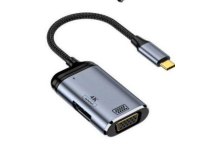 Кабель Type-C на VGA+HDMI+PD1