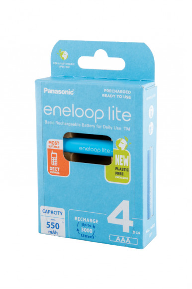 Panasonic eneloop lite BK-4LCCE/4BE 550мАч AAA BL4