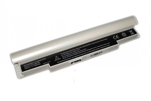 Аккумулятор (батарея) для ноутбука Samsung Mini NC10 (AA-PB6NC6E) 5200мАч, 11.1В, OEM белая