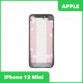 Стекло в сборе с рамкой для Apple iPhone 12 Mini олеофобное покрытие Z, черный