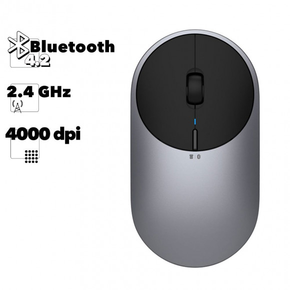 Мышь беспроводная Xiaomi Mi Portable Mouse 2 BXSBMW02 (черная)
