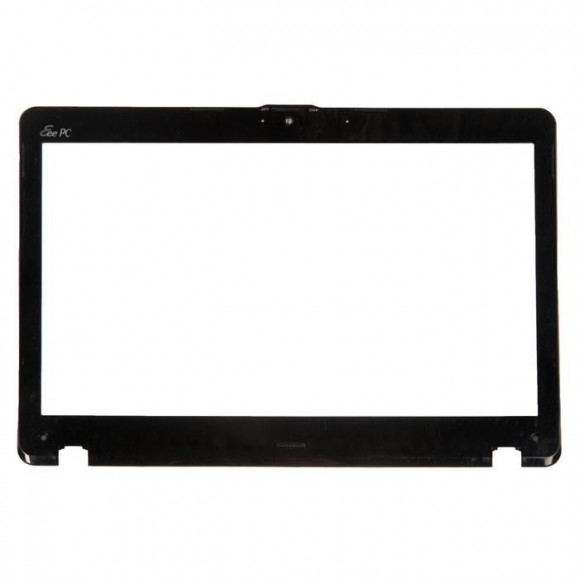 Рамка экрана (рамка крышки матрицы, LCD Bezel) для ноутбука Asus Eee Pc 1215B черная, пластиковая. С разбора.