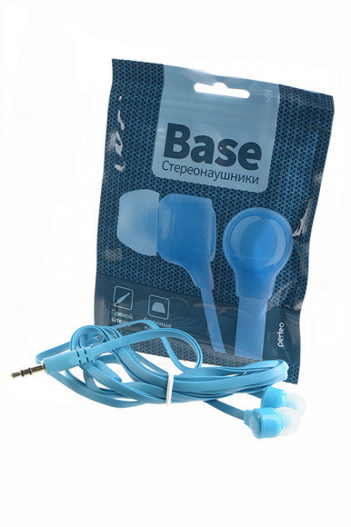 Наушники Perfeo Base PF_B4202, голубые, BL1