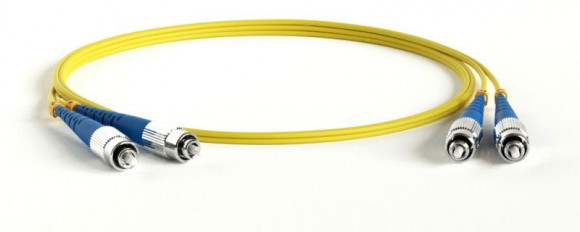 FC-D2-9-FC/UR-FC/UR-H-10M-LSZH-YL Патч-корд волоконно-оптический (шнур) SM 9/125 (OS2), FC/UPC-FC/UPC, 2.0 мм, duplex, LSZH, 10 м Hyperline