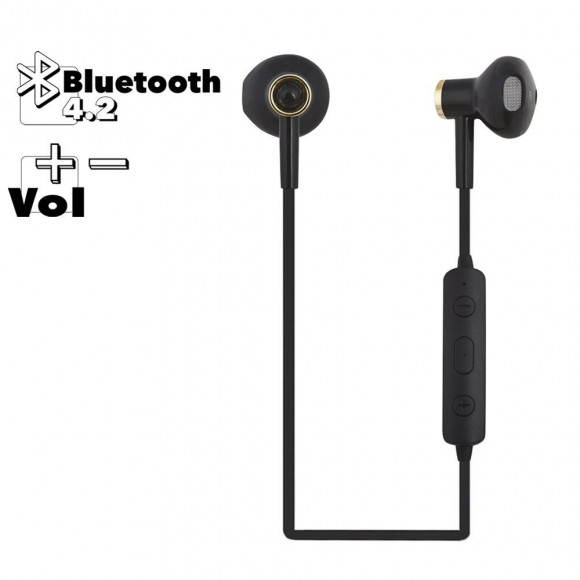 Bluetooth гарнитура Hoco ES21 Wonderful Sports Bluetooth Headset спорт вставная стерео, черная