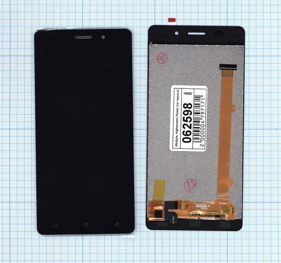 Модуль (матрица + тачскрин) для Highscreen Power Ice, черный