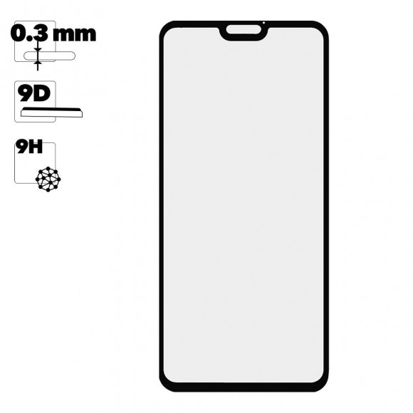 Защитное стекло для Huawei Honor 8X Full Glue Original Glass 10D (желтая подложка)