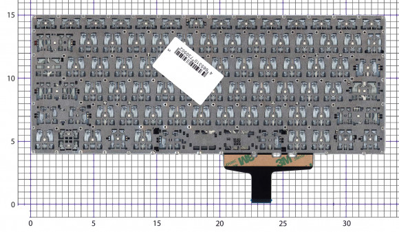 Клавиатура для ноутбука Huawei MateBook 13 2020, черная
