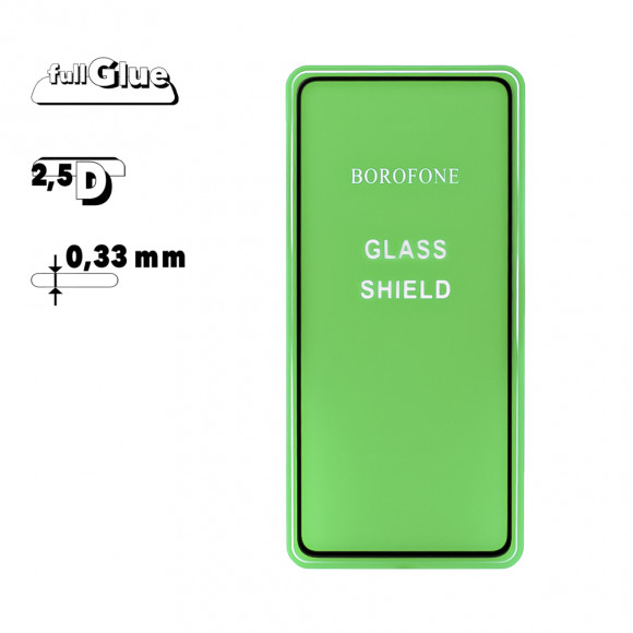 Защитное стекло BOROFONE E. S. F. S. S. T. G. 2, 5D Samsung Galax A80 2019 (A805F), A90 2019 (A905F), 0, 33 мм, черное