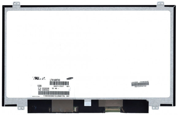 Матрица LTN140KT03 14", 1600x900 HD+, 40 pin, LED, Slim, матовая