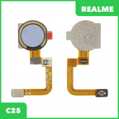 Сканер отпечатка пальца для Realme C25 (RMX3191) (голубой) Сканер отпечатка пальца для Realme C25 (RMX3191) (голубой)