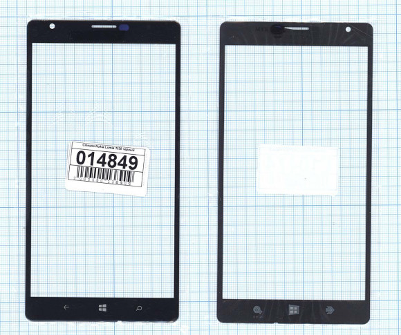 Стекло для Nokia Lumia 1520, черный