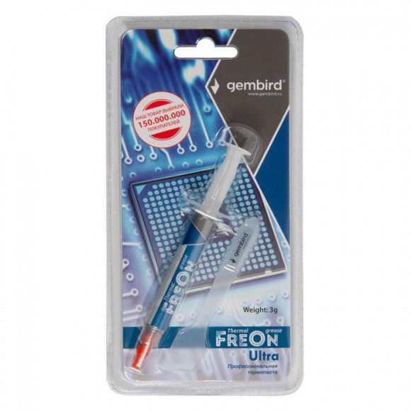 Термопаста Gembird FreOn Ultra 3 гр
