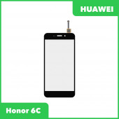 Сенсорное стекло (тачскрин) + OCA пленка для Huawei Honor 6C, черный