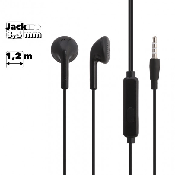 Гарнитура Borofone BM40 Sage Universal Earphones With Mic, черная