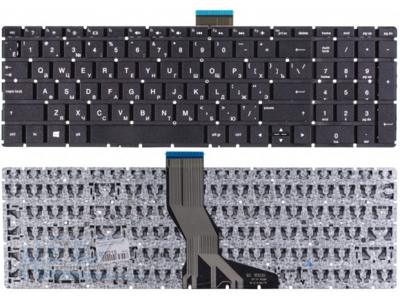 Клавиатура ноутбука HP Pavilion 17-AK, черная