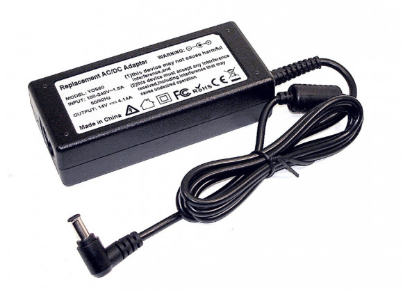 Зарядка (блок питания) для телевизора LCD 14V 4.14A 58W, штекер (6.5х4.4мм)