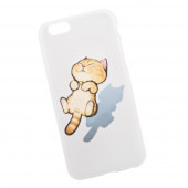 Силиконовый чехол LP для Apple iPhone 6, 6S "Котик Рыжик спит" (европакет)