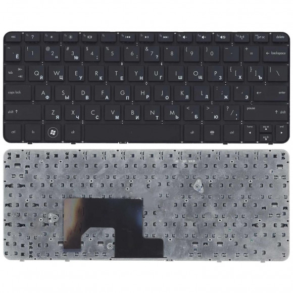 Клавиатура для ноутбука HP Mini 210-2000, черная, без рамки