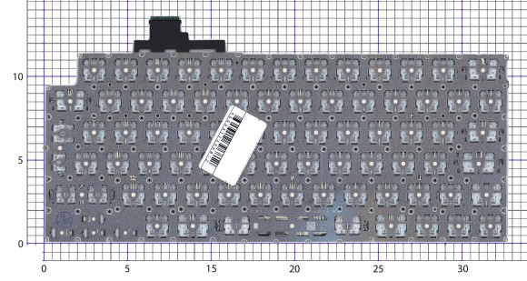Клавиатура для ноутбука Apple MacBook Air 13.6 A2681 Г-образный Enter