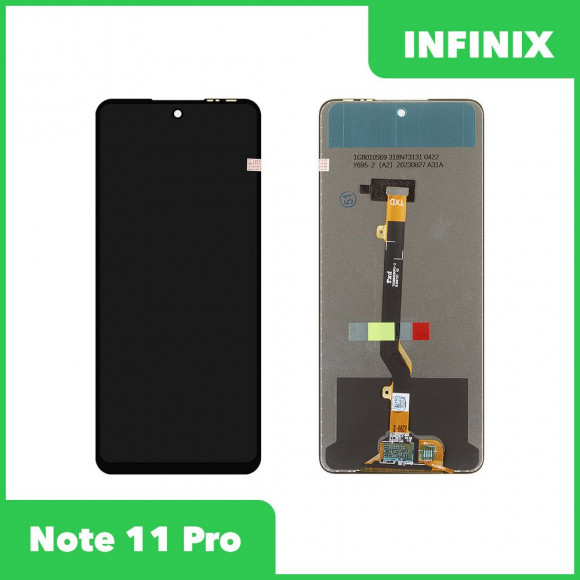 LCD дисплей для Infinix Note 11 Pro в сборе с тачскрином, 100% оригинал (черный)