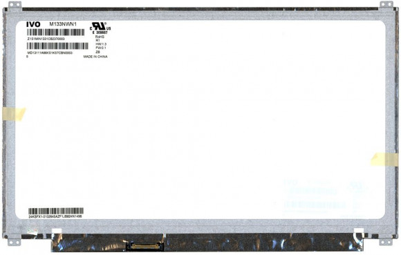 Матрица M133NWN1 R1 13.3", 1366x768, 30 pin, LED, Slim, матовая