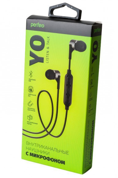 Perfeo YO PF_B4018 с микрофоном черные BL1