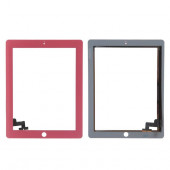 Тачскрин (Стекло) для iPad 2, розовый Тачскрин (Стекло) для iPad 2, розовый