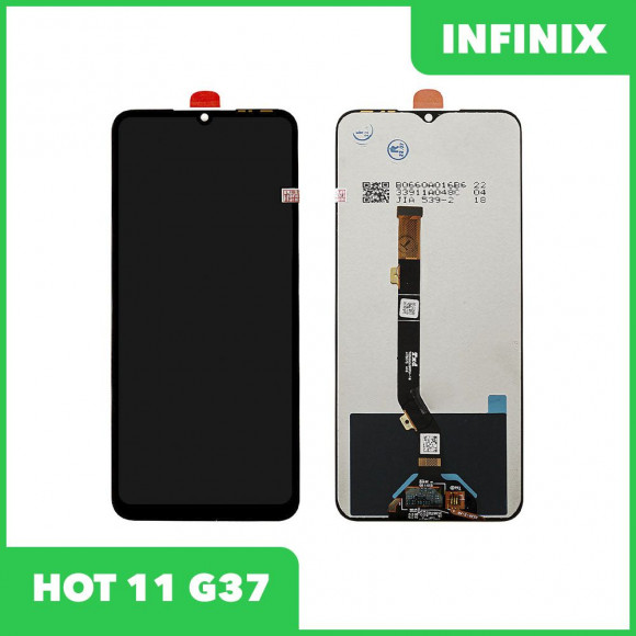 LCD дисплей для Infinix Hot 11 G37 в сборе с тачскрином, Premium Quality, черный