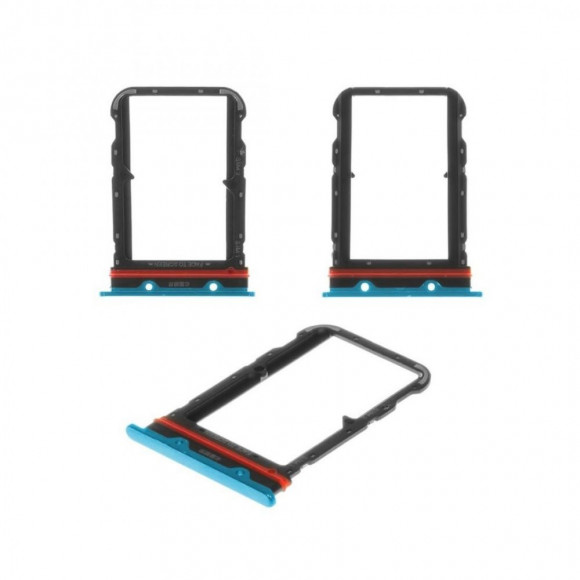 Держатель (лоток) SIM-карты для Xiaomi Mi Note 10, зеленый