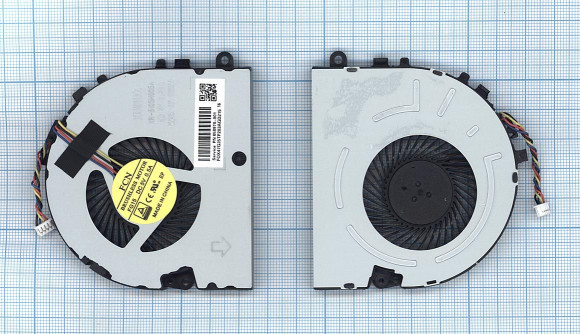 Вентилятор (кулер) для ноутбука HP Pavilion 15-DA VER-1, 4-pin