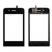 Сенсорное стекло (тачскрин) для Explay Bit, черный Сенсорное стекло (тачскрин) для Explay Bit, черный