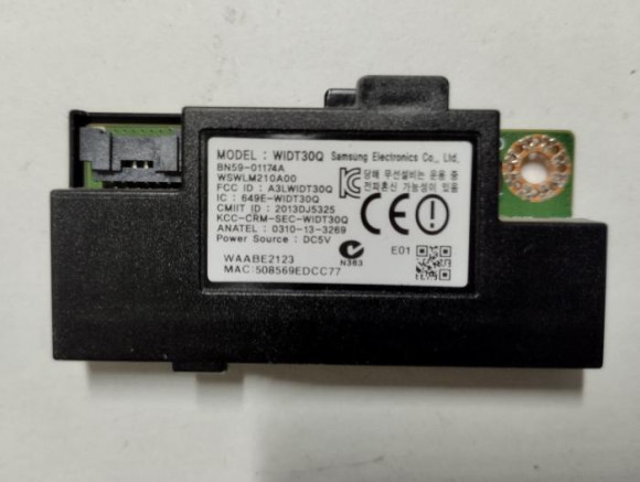 Wi-Fi модуль BN59-01174A WIDT30Q от ТВ Samsung UE46H7000AT с разбора