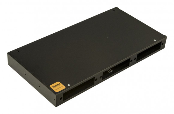 FO-19R-1U-3xSLT-W140H42-24UN-BK Бокс оптический универсальный 19", от 8 до 24 портов (SC, duplex LC, ST, FC), со сплайс пластиной Hyperline